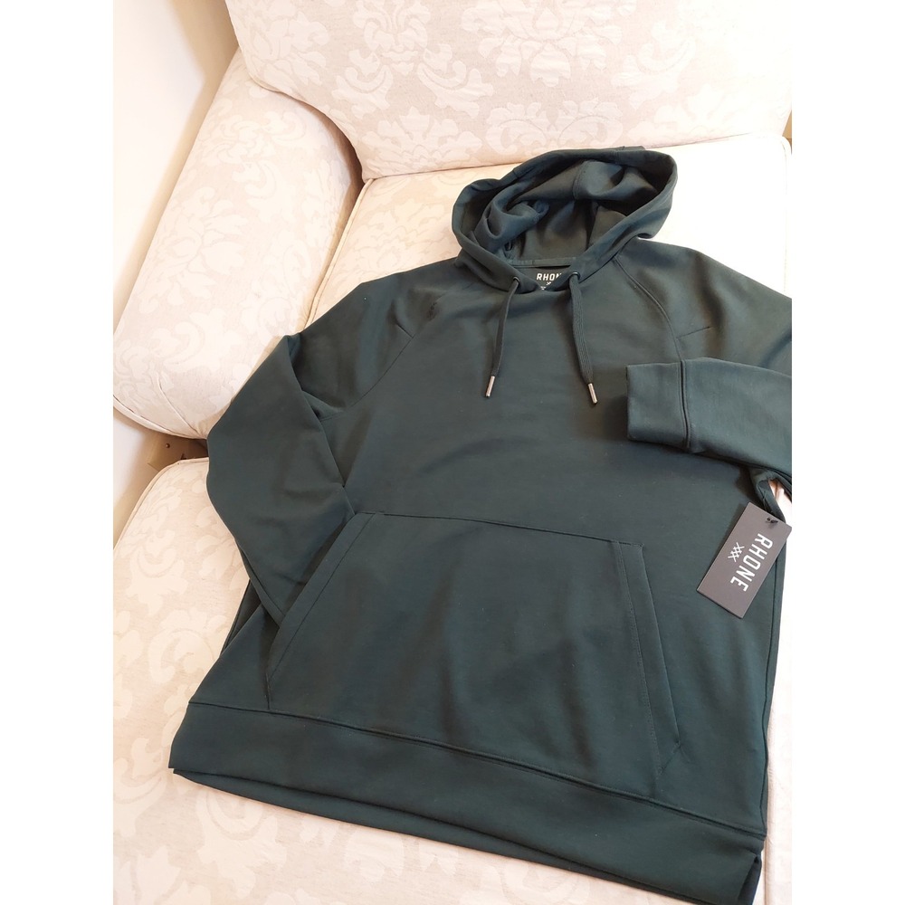 Rhone Men's DreamState Pullover Hoodie Wild Forest Green Size Small NEW! $138 - Picture 3 of 15